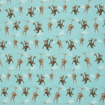 Baumwolljersey Swafing - AHOI by Mrs. Mint Design Affen